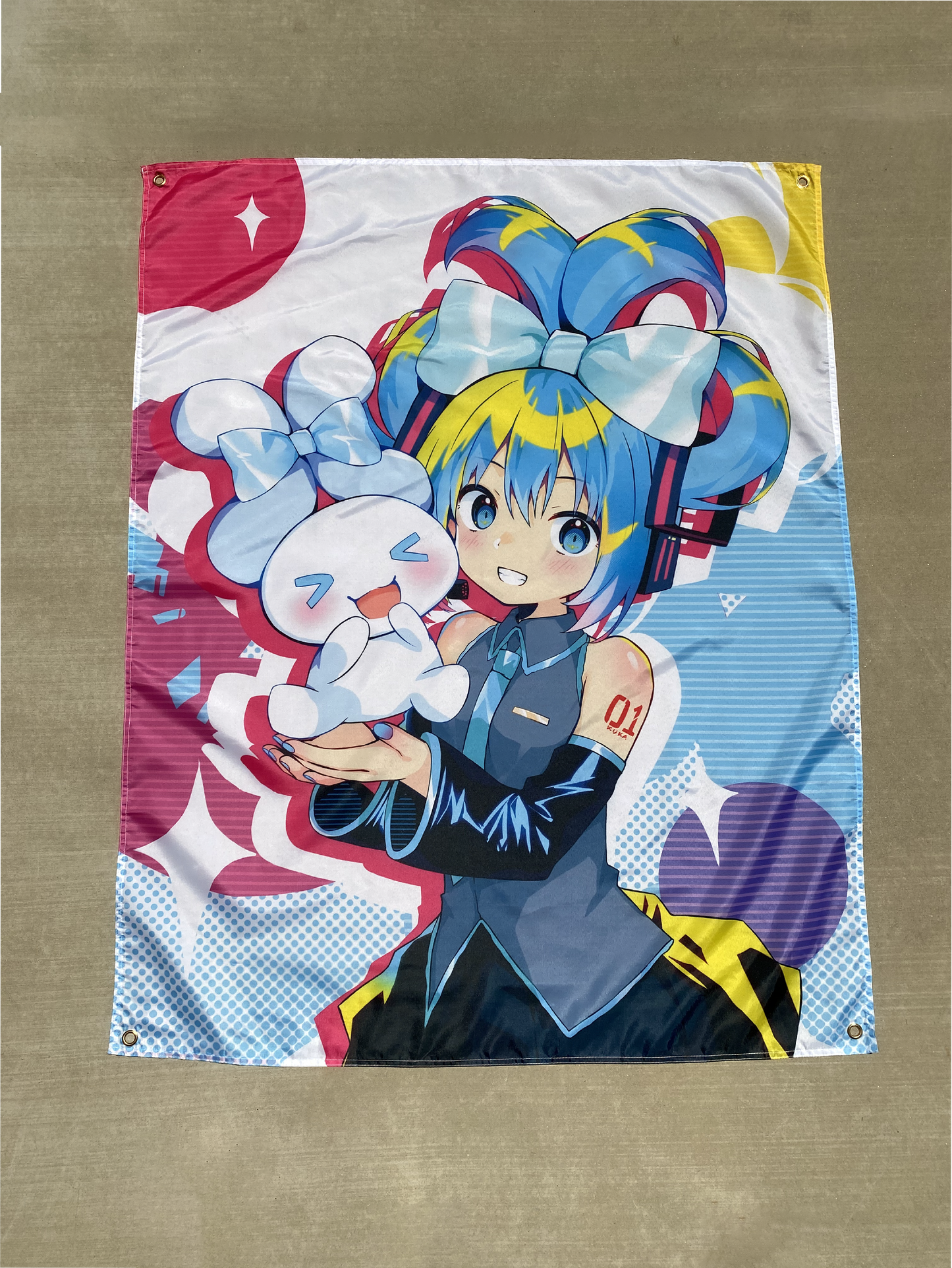 Hatsune Miku x Cinnamoroll (CinnaMiku) Banner