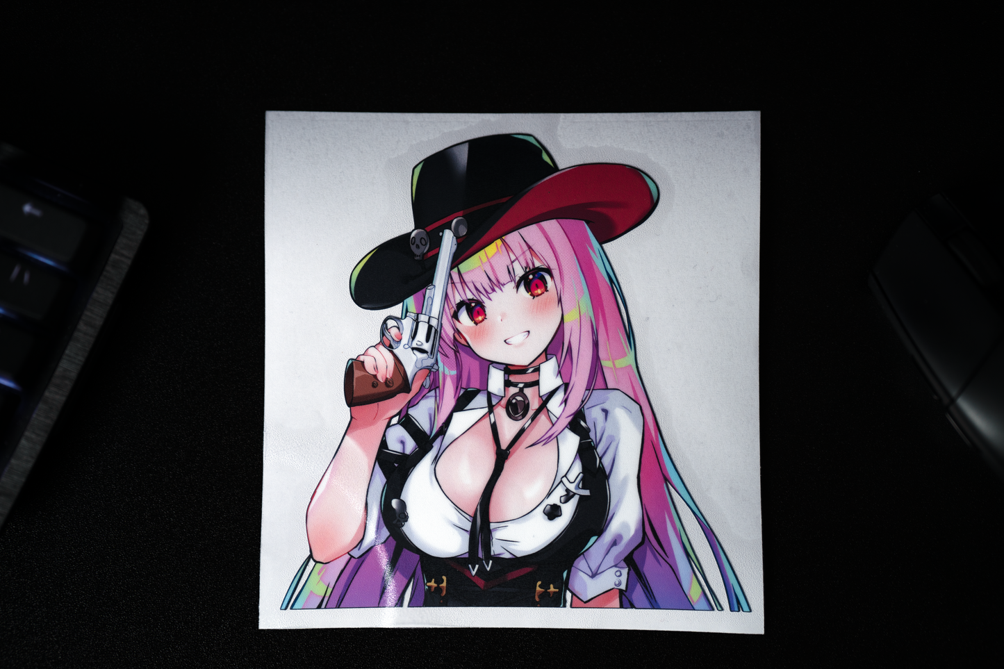 Mori Calliope Sheriff Sticker