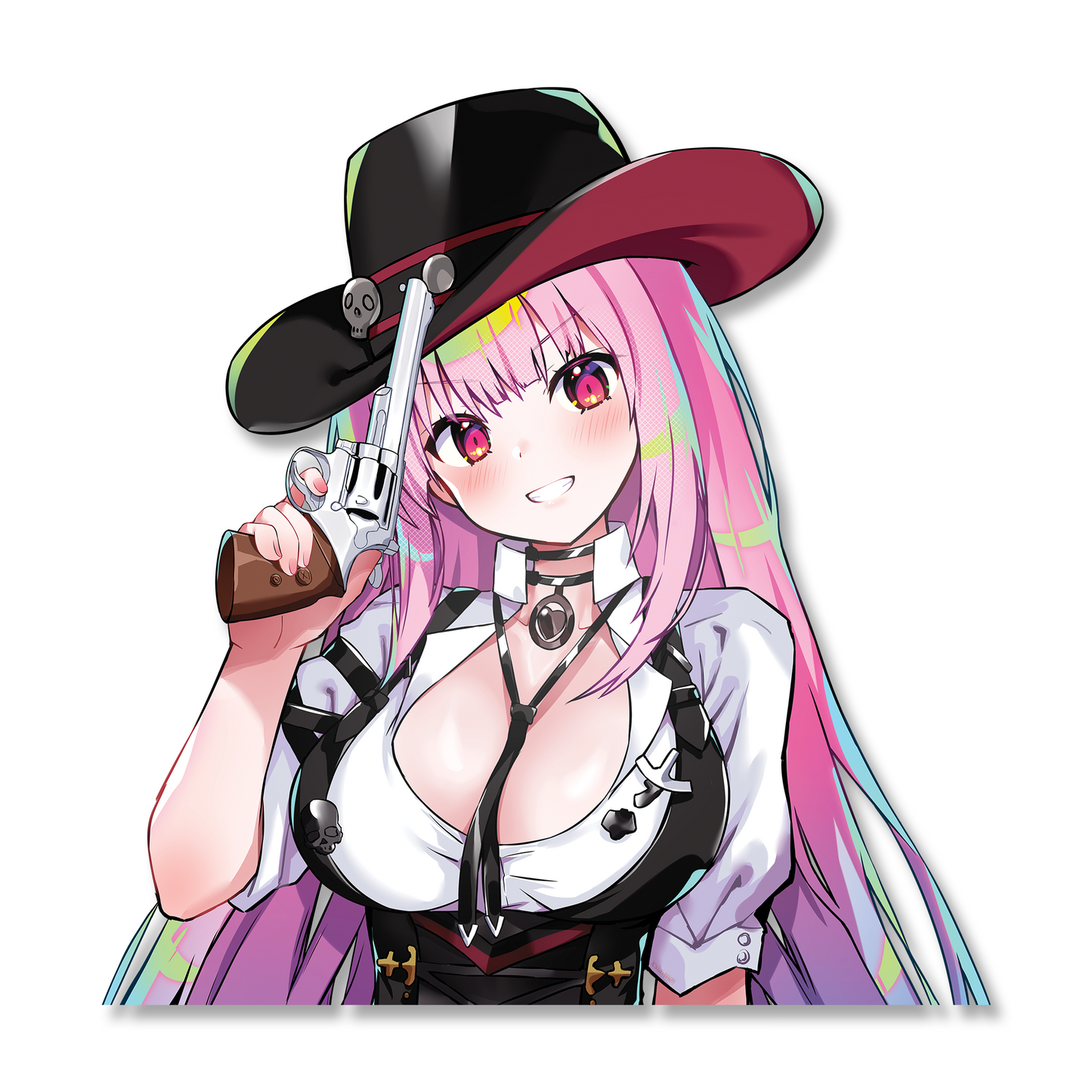 Mori Calliope Sheriff Sticker