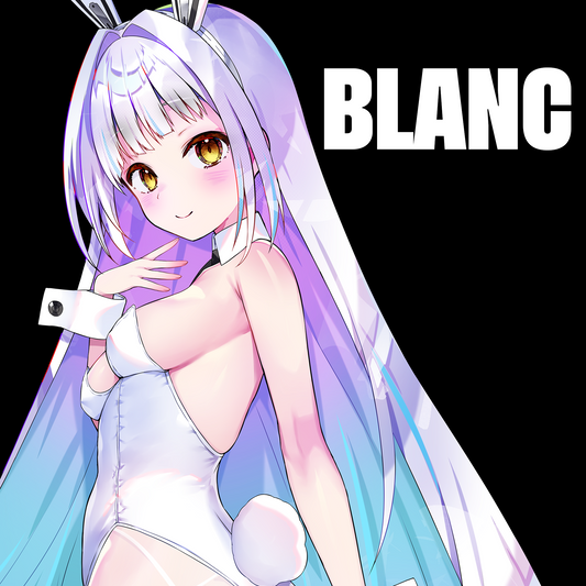 Blanc Bunny Sticker