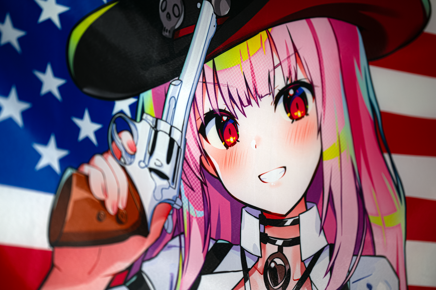 Mori Calliope Sheriff American Flag