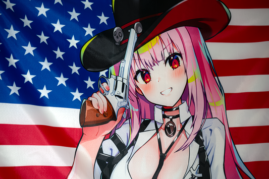Mori Calliope Sheriff American Flag
