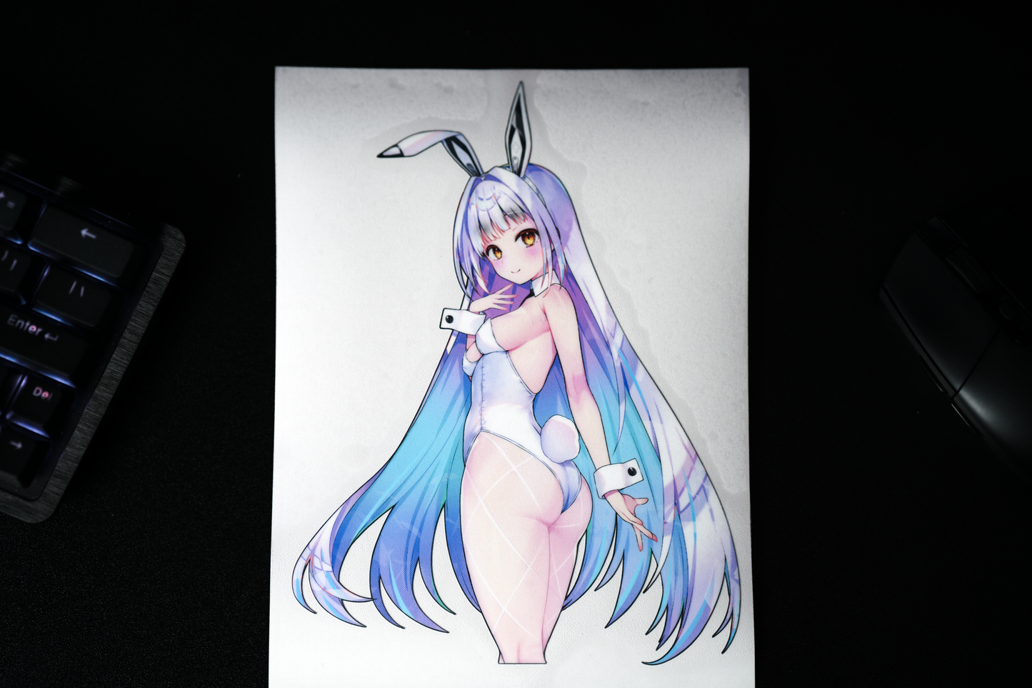 Blanc Bunny Sticker