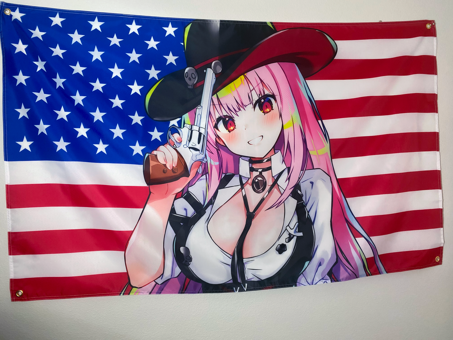 Mori Calliope Sheriff American Flag