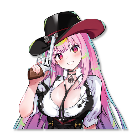 Mori Calliope Sheriff Sticker